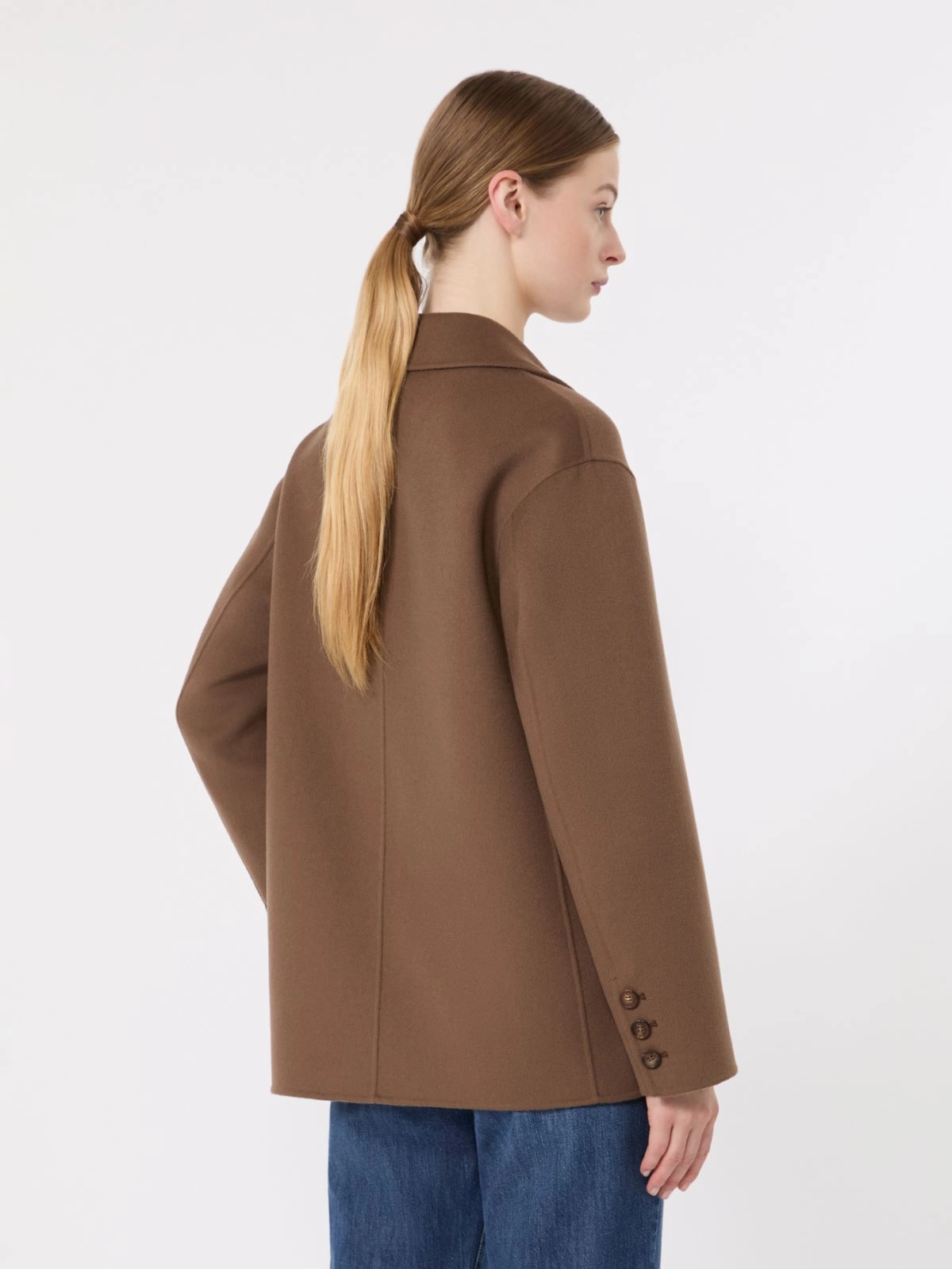 'S Max Mara giacca in drap di lana SMMELFI