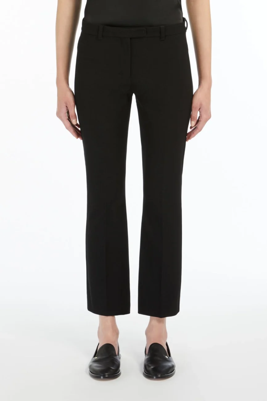 'S Max Mara pantalone in tessuto tecnico nero UMANITA