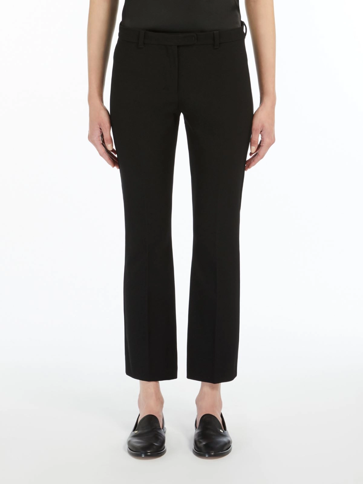 'S Max Mara pantalone in tessuto tecnico nero UMANITA