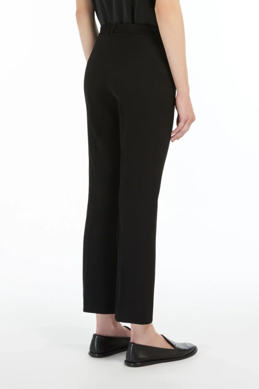 'S Max Mara pantalone in tessuto tecnico nero UMANITA