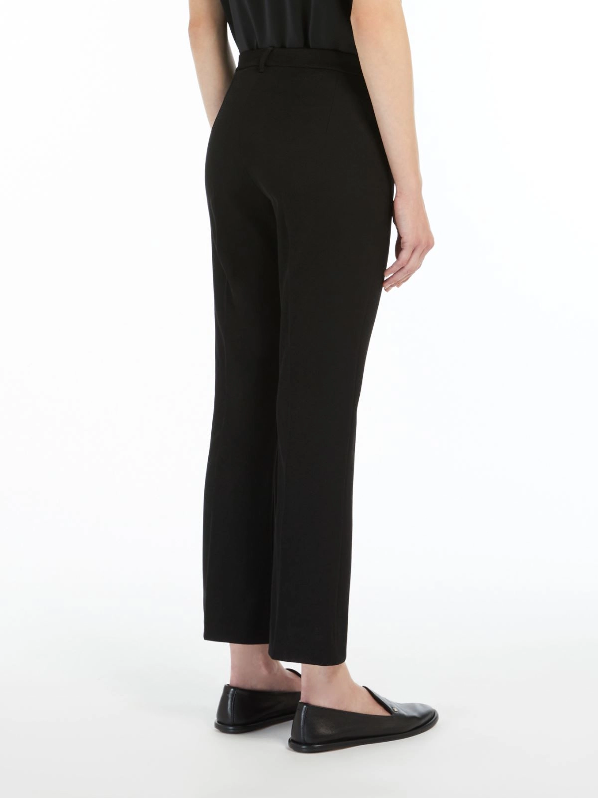 'S Max Mara pantalone in tessuto tecnico nero UMANITA