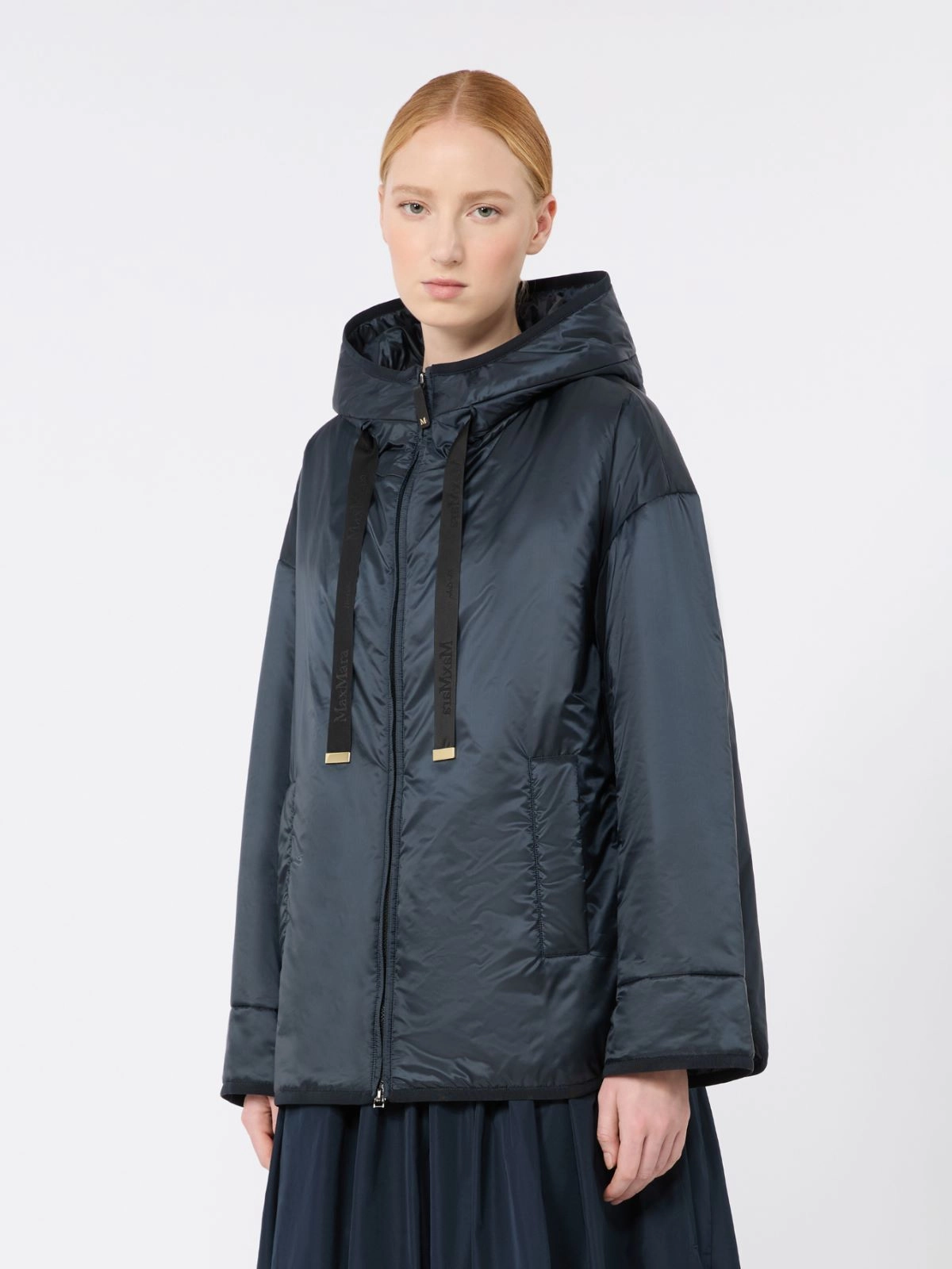 'S Max Mara The Cube giacca imbottita over blu scuro MTCCLEO