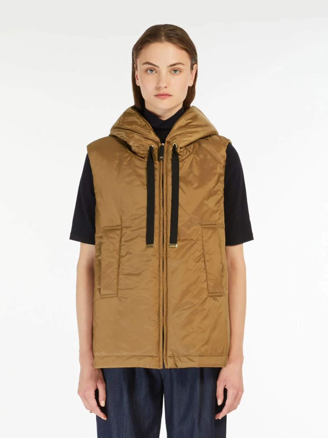 'S Max Mara The Cube gilet imbottito caramel GREENGO