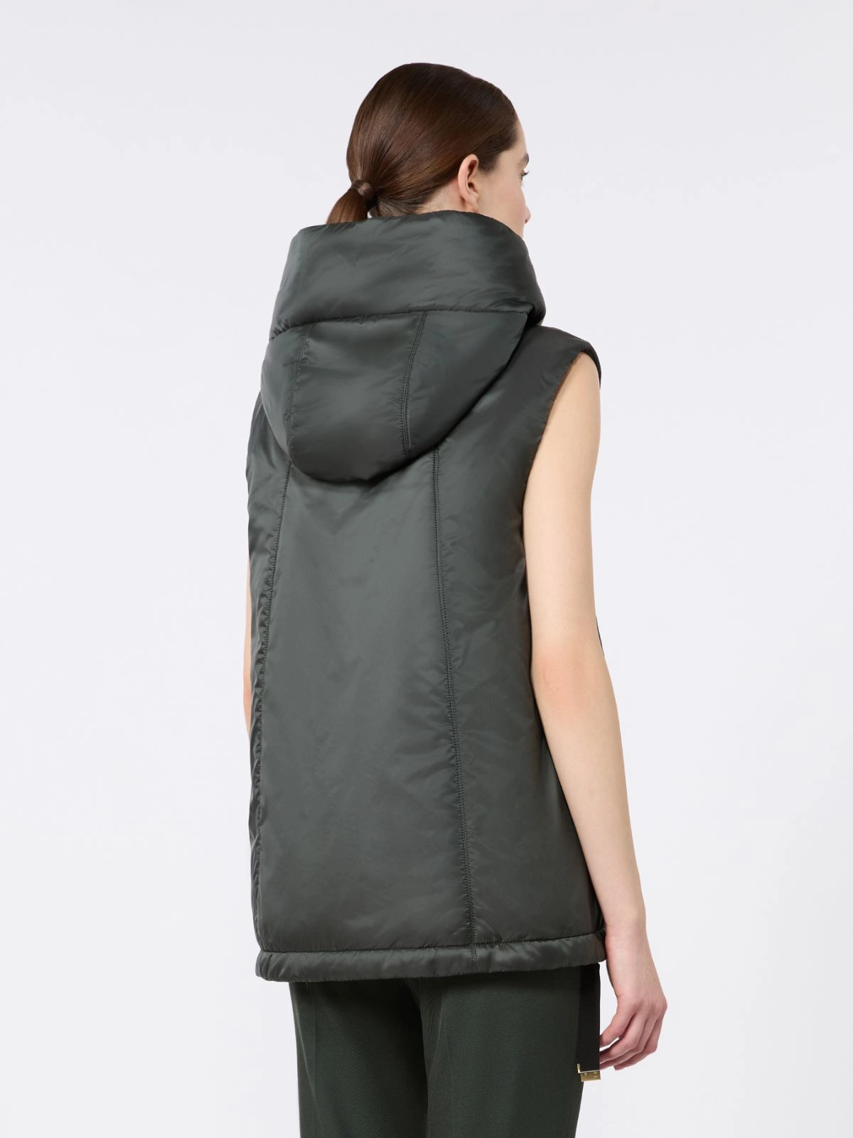 'S Max Mara The Cube gilet imbottito verde scuro GREENGO