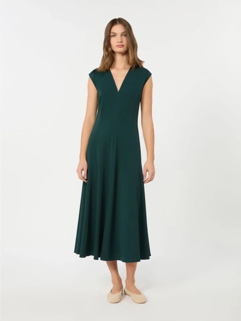 Weekend Max Mara abito in jersey verde WKDMASTER