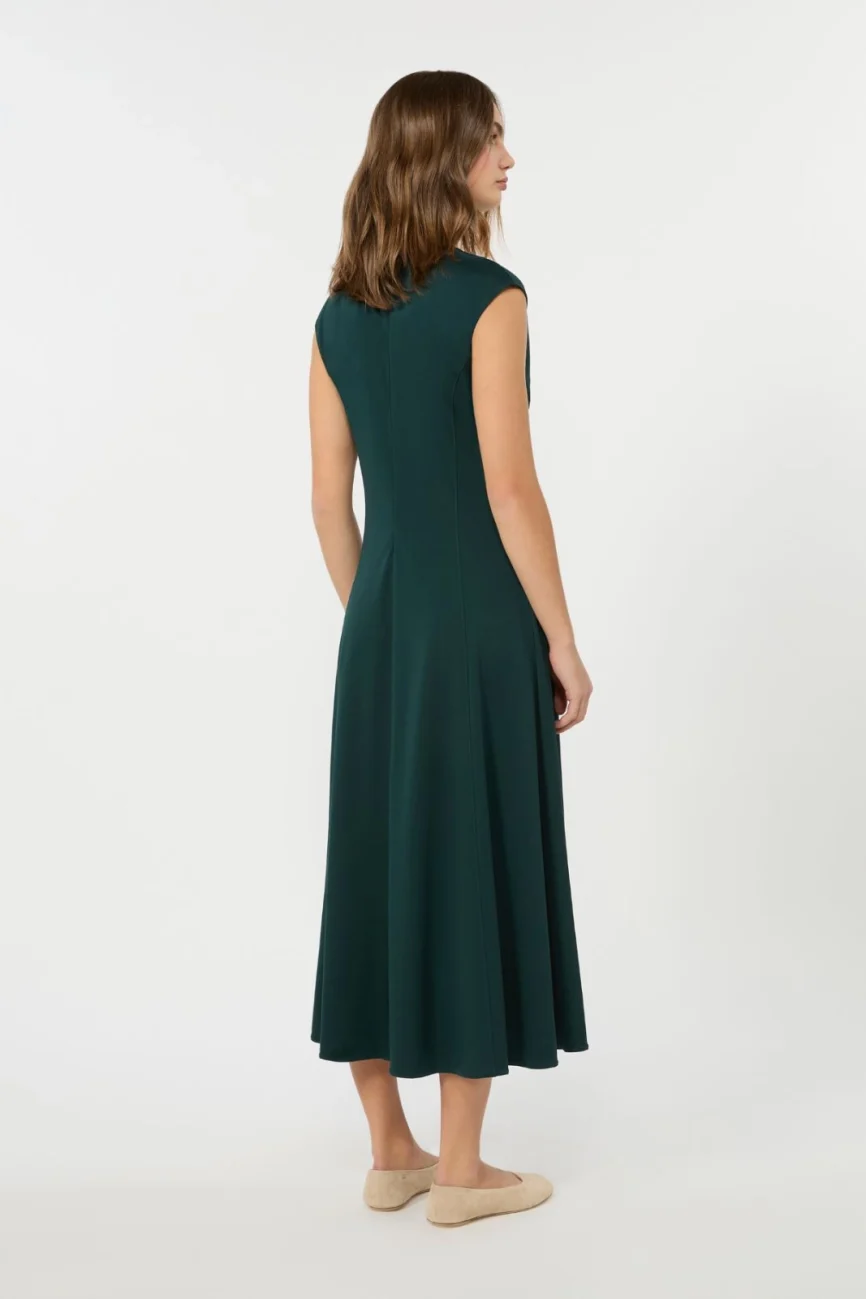 Weekend Max Mara abito in jersey verde WKDMASTER