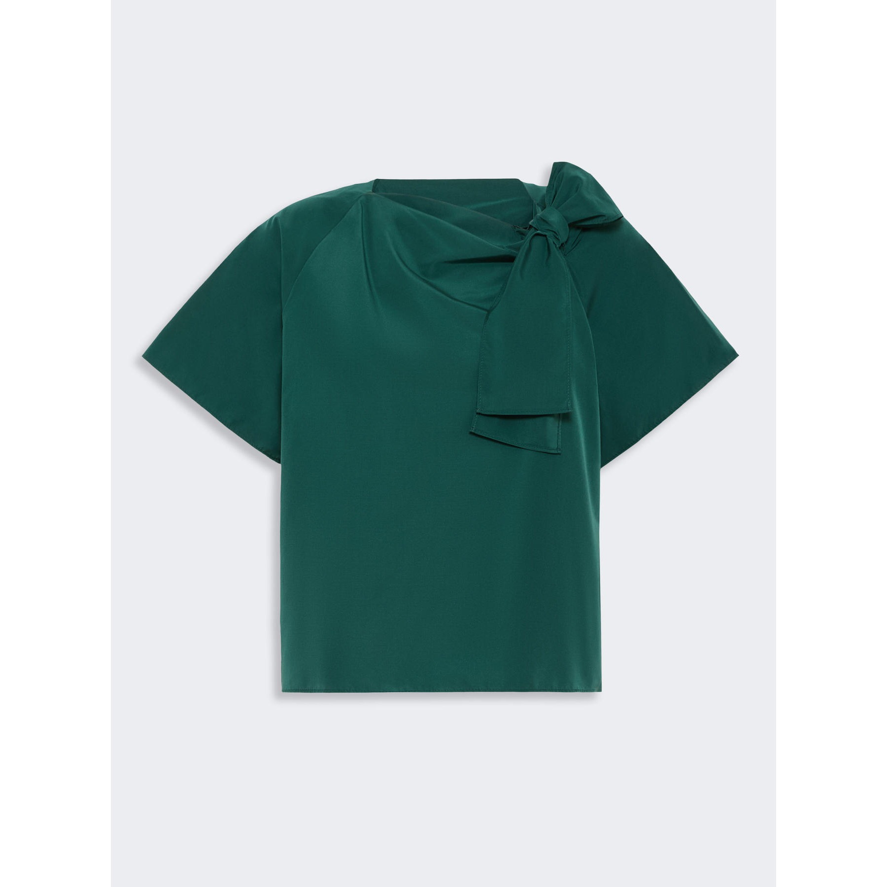 Weekend Max Mara blusa in taffetà verde WKDRECENTE