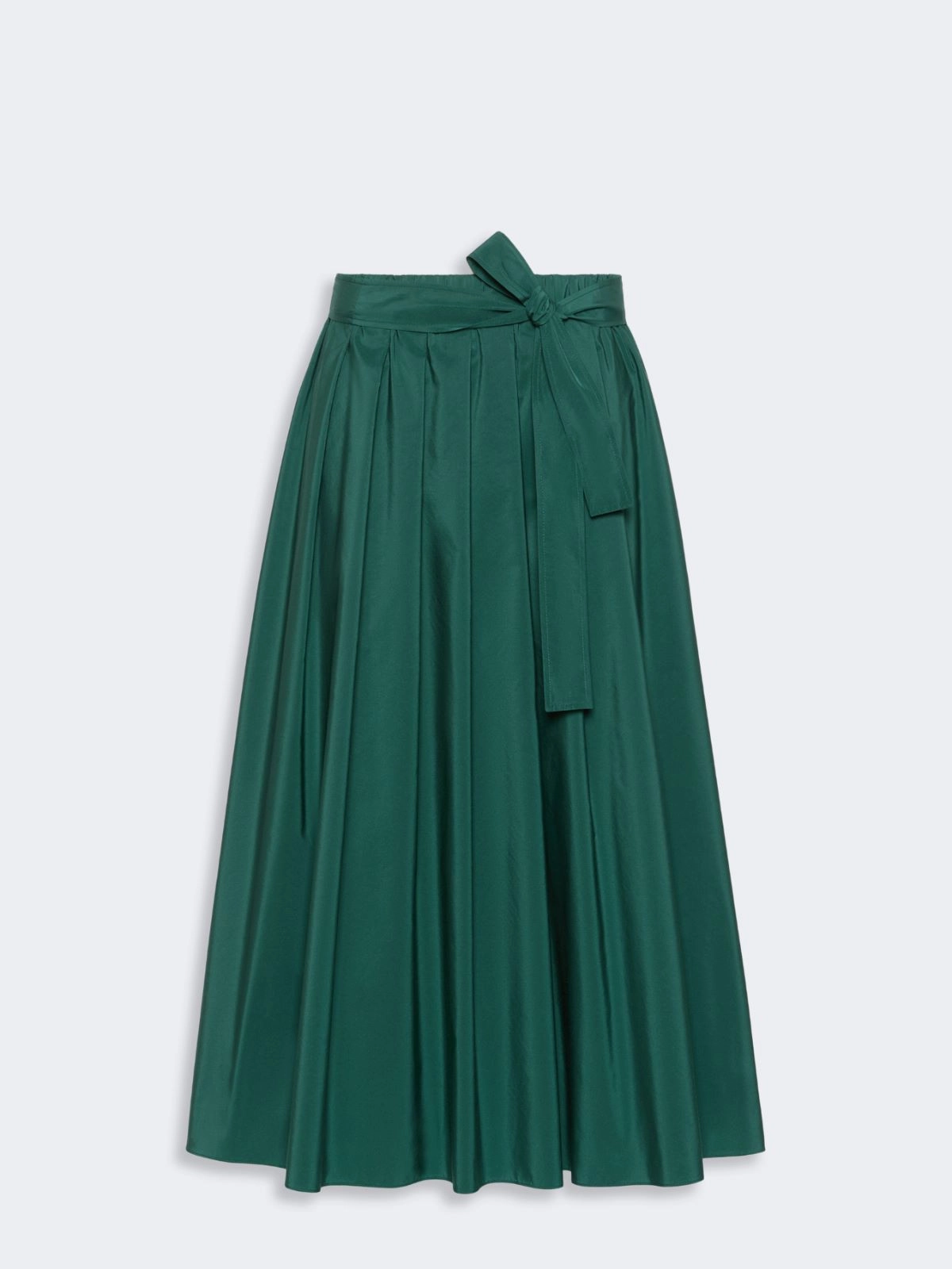 Weekend Max Mara gonna in taffetas verde WKDALPACA