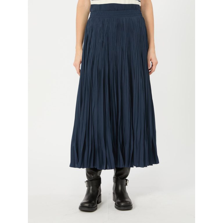 Weekend Max Mara gonna a pieghe plissè blu WKDFOGGIA