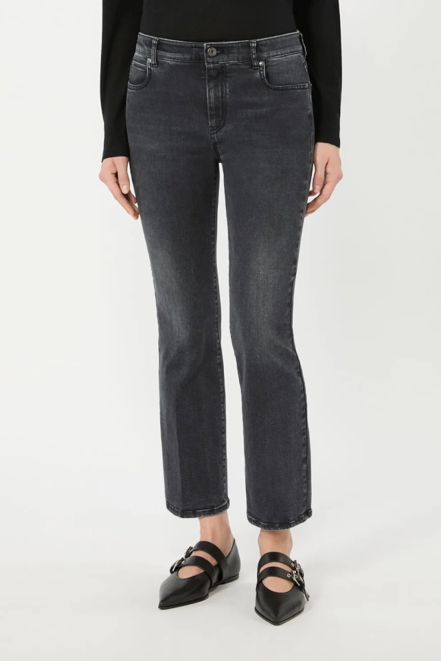 Weekend Max Mara jeans nero slim fit WKDRAPALLO