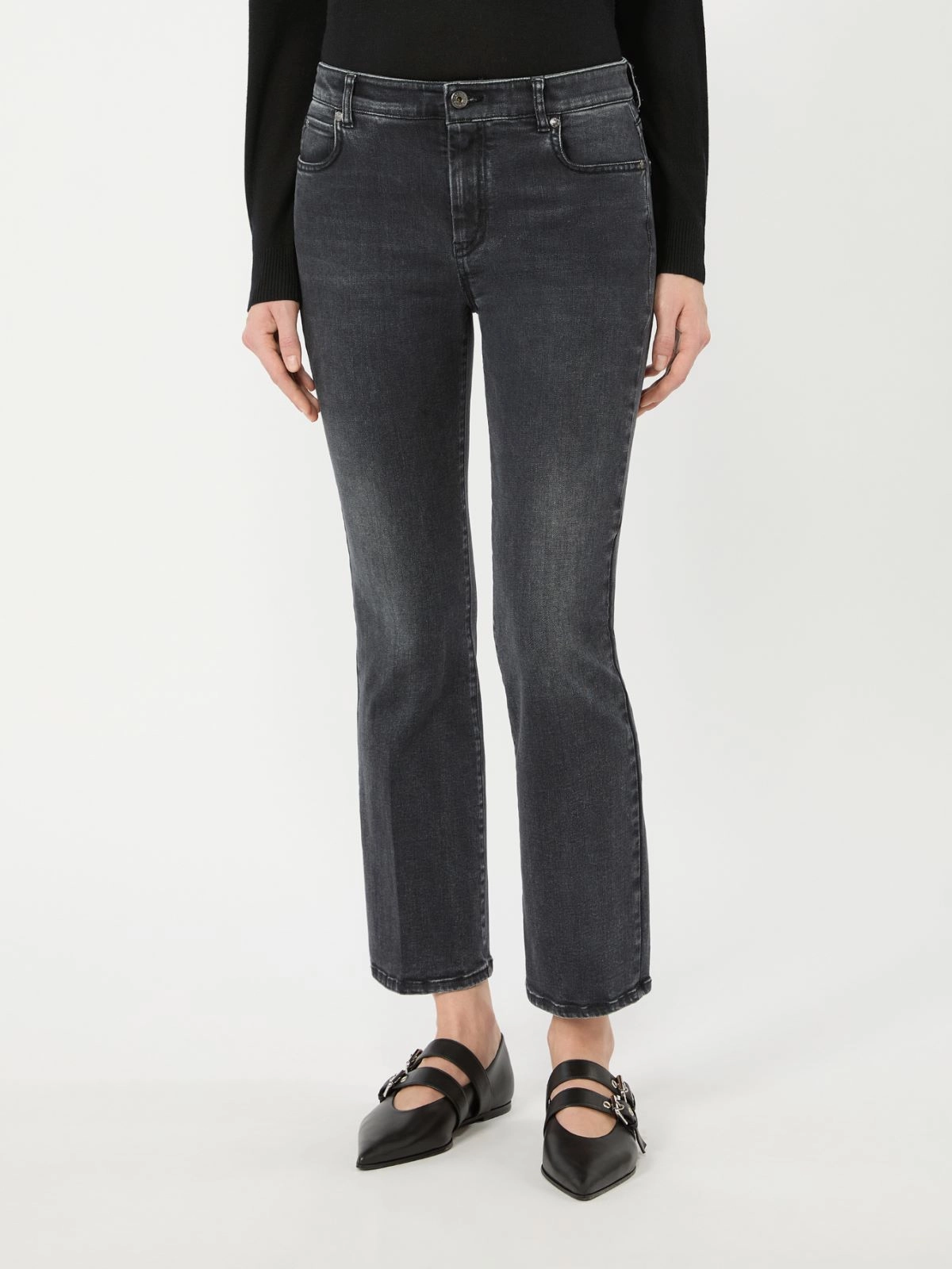 Weekend Max Mara jeans nero slim fit WKDRAPALLO