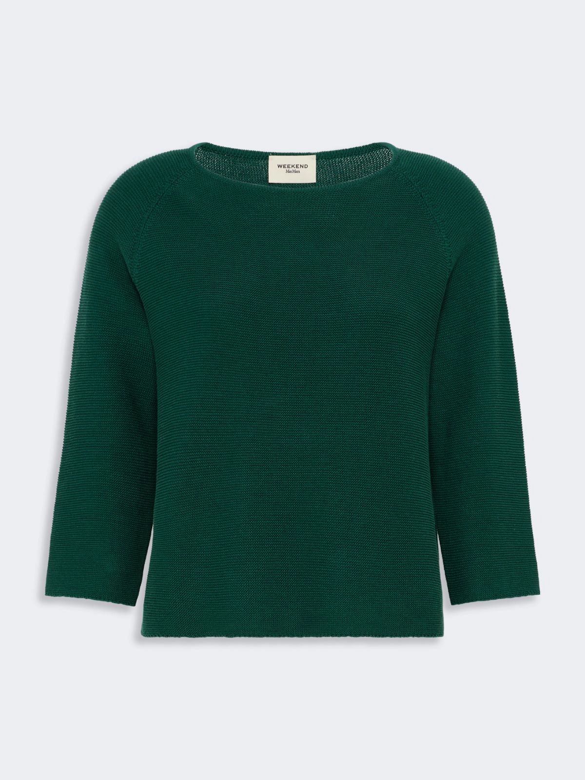 Weekend Max Mara maglia in cotone verde scuro WKDADDOTTO