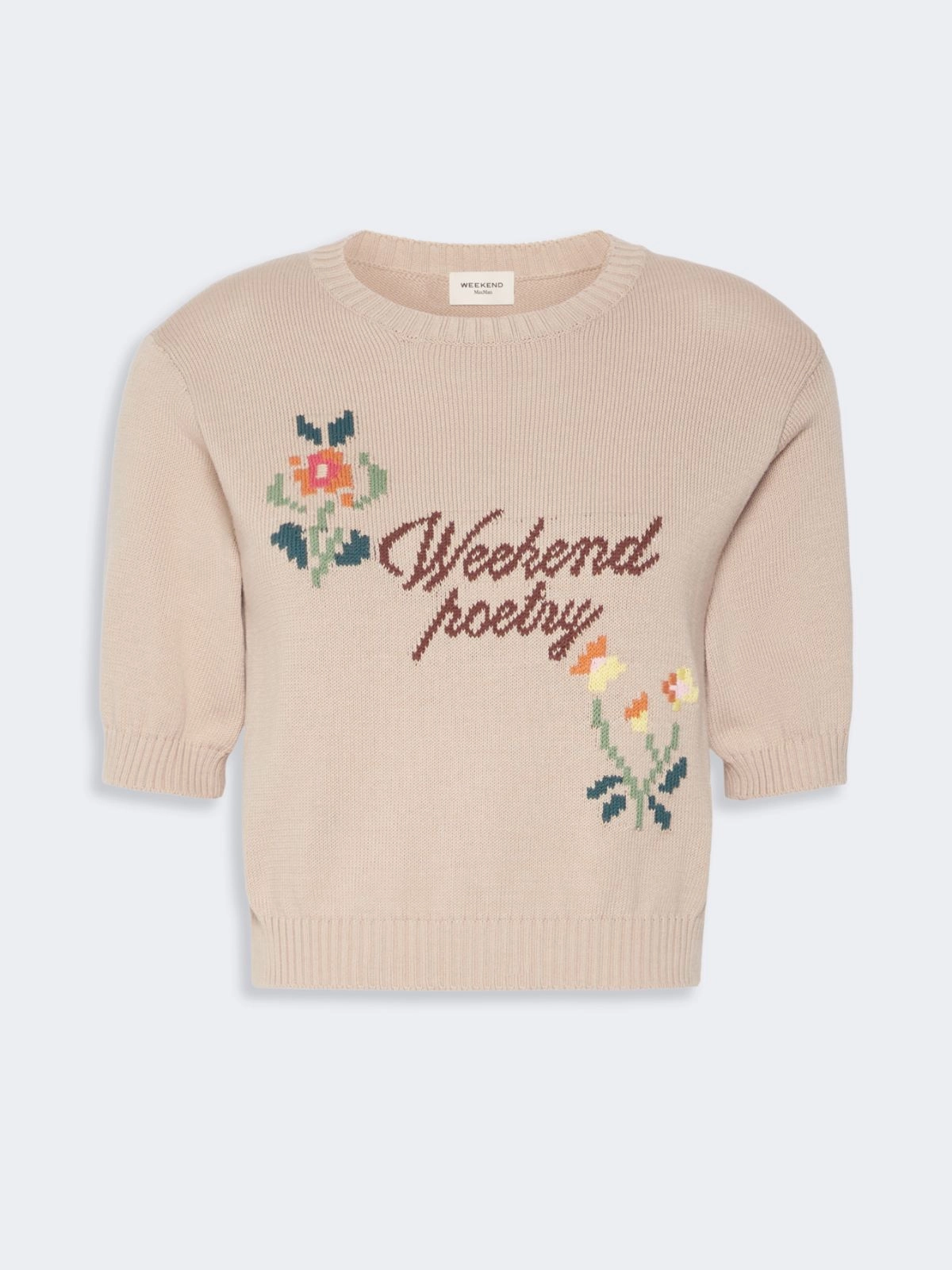 Weekend Max Mara maglia in cotone con ricami WKDFIACRE - immagine 4