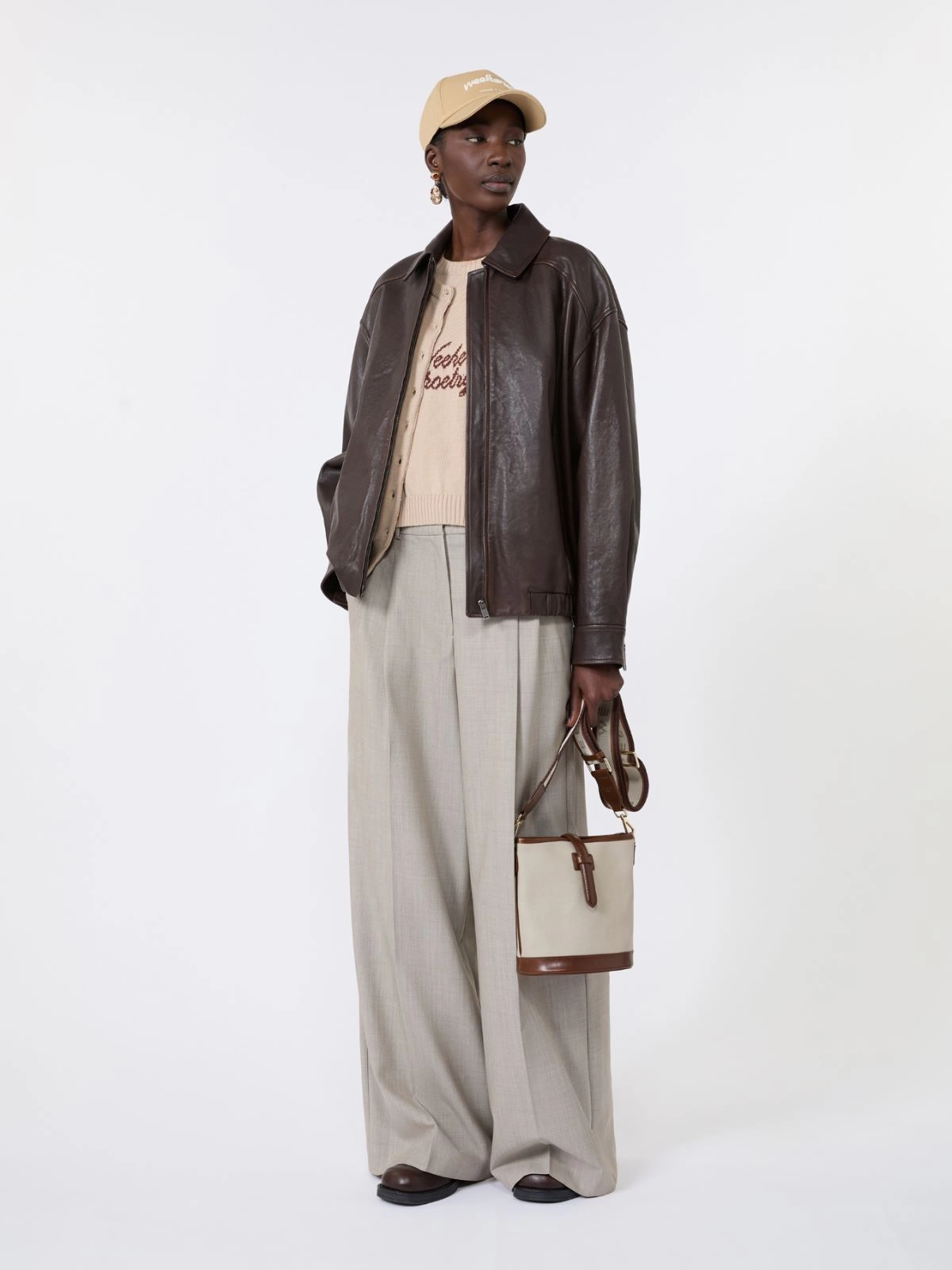 Weekend Max Mara maglia in cotone con ricami WKDFIACRE