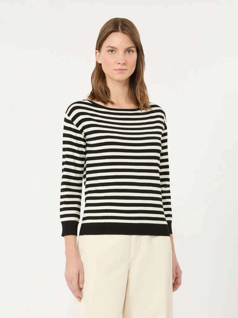 Weekend Max Mara maglia in viscosa a righe WKDSTECCA