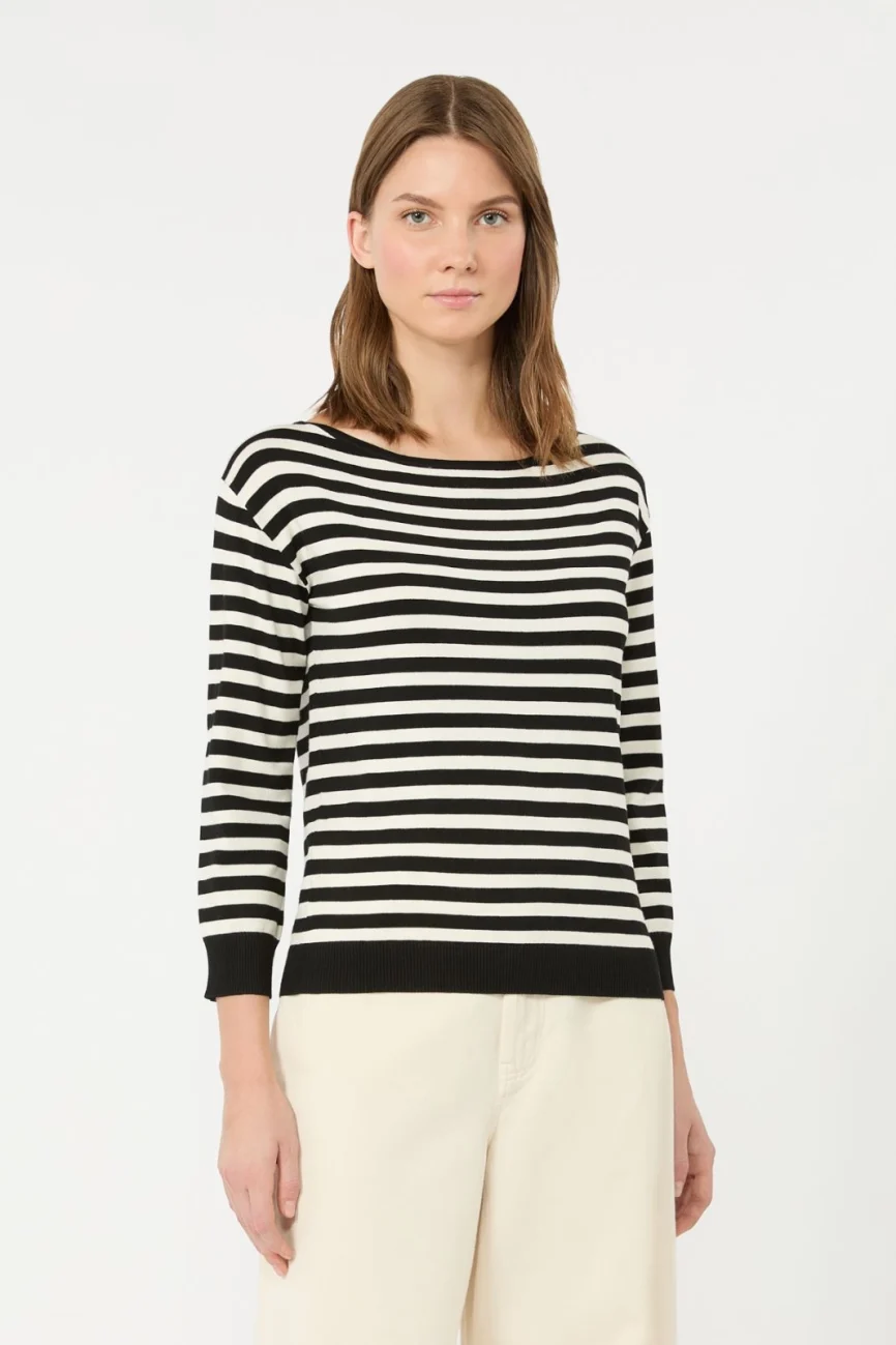 Weekend Max Mara maglia in viscosa a righe WKDSTECCA
