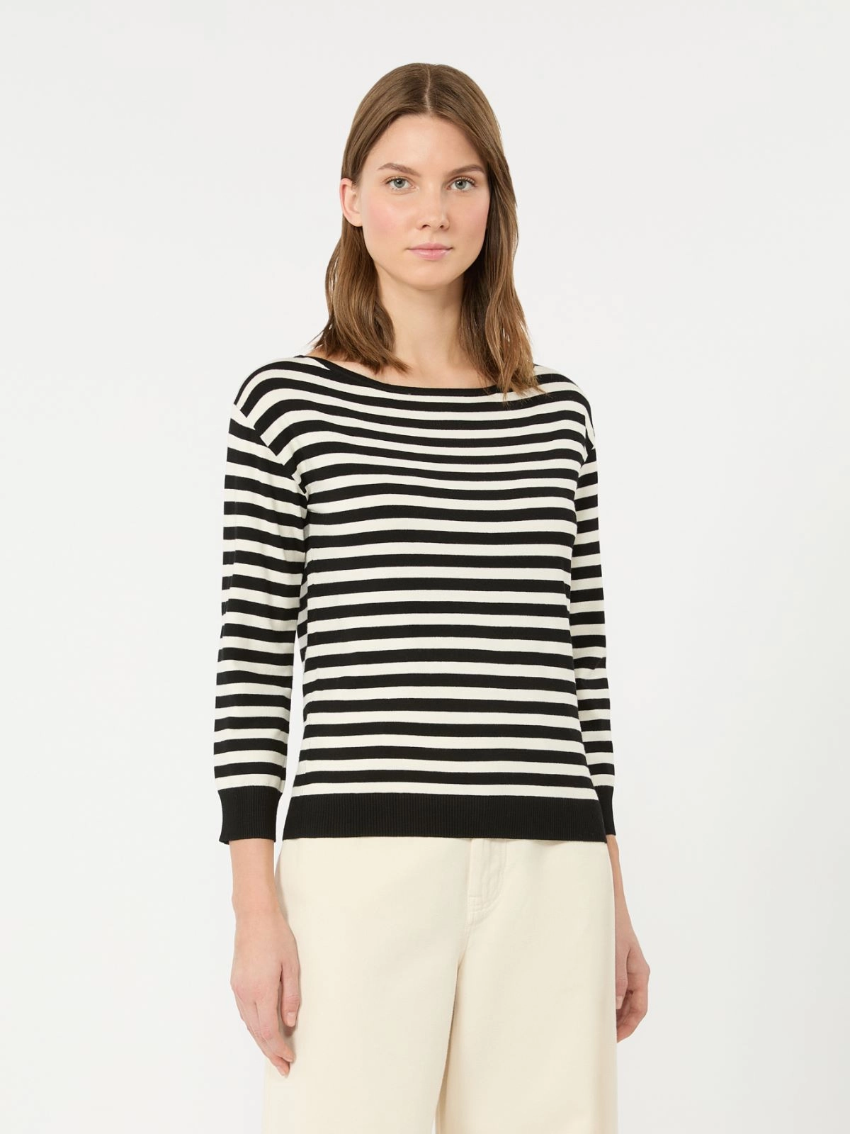 Weekend Max Mara maglia in viscosa a righe WKDSTECCA