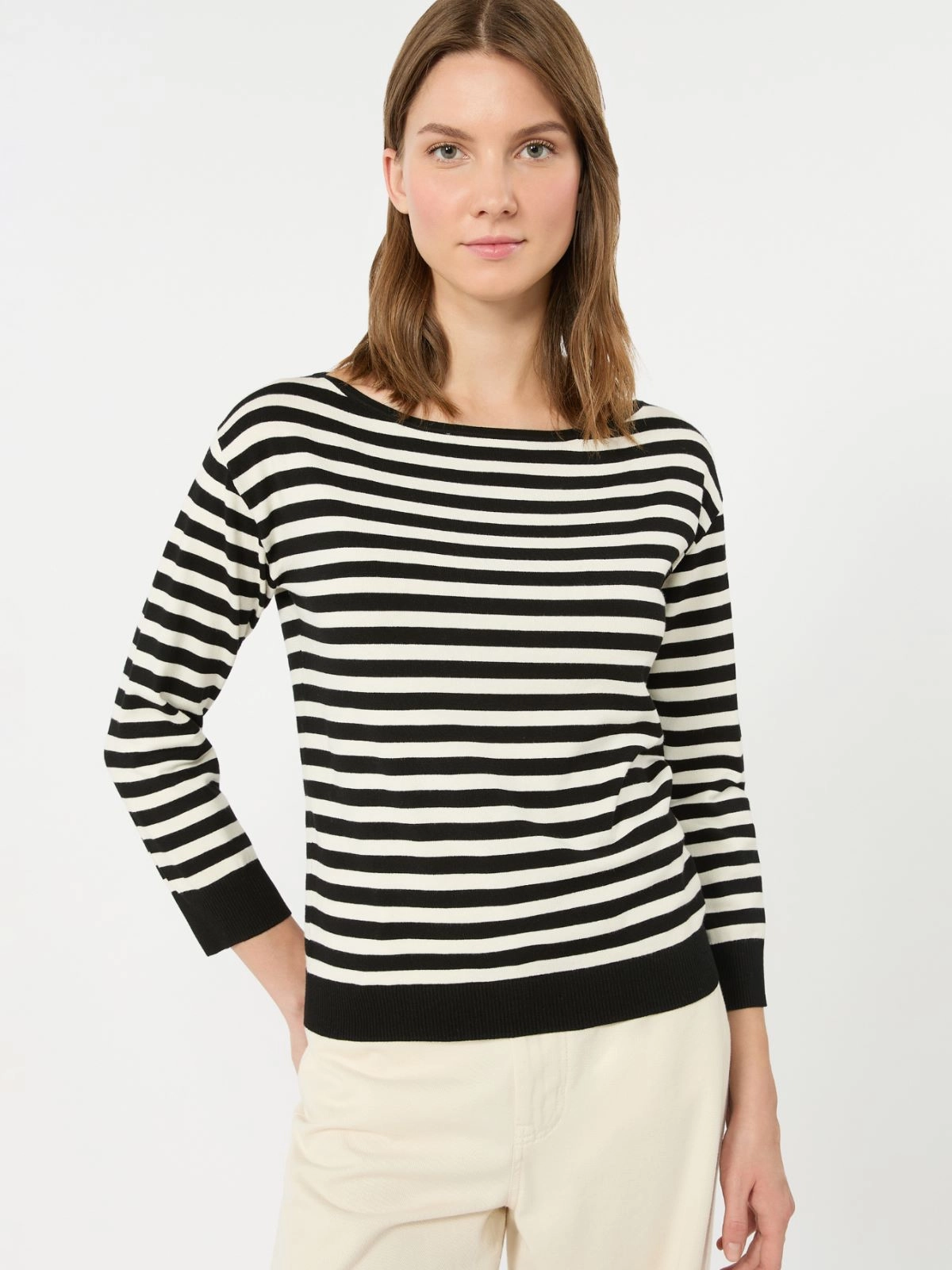 Weekend Max Mara maglia in viscosa a righe WKDSTECCA