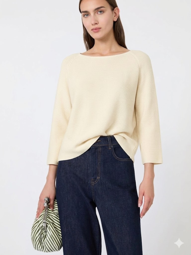 Weekend Max Mara maglia in cotone avorio WKDADDOTTO