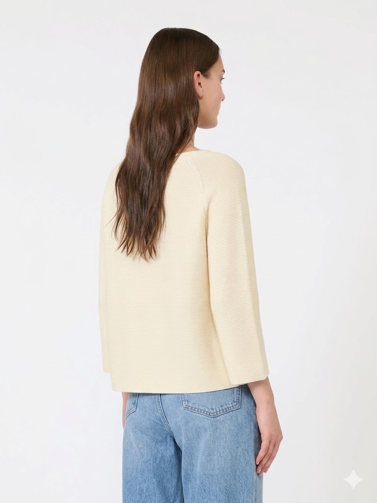 Weekend Max Mara maglia in cotone avorio WKDADDOTTO