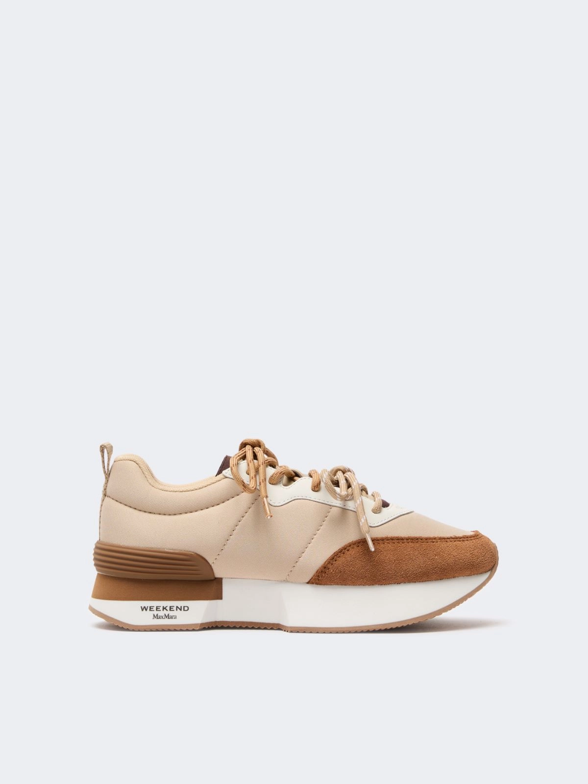 Weekend Max Mara sneaker in tessuto tecnico orzo WKAZAMBRA
