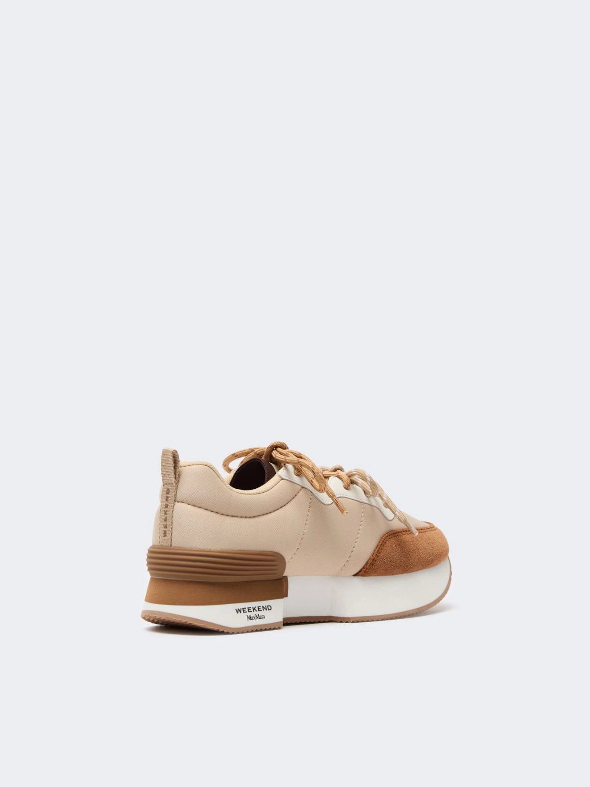 Weekend Max Mara sneaker in tessuto tecnico orzo WKAZAMBRA
