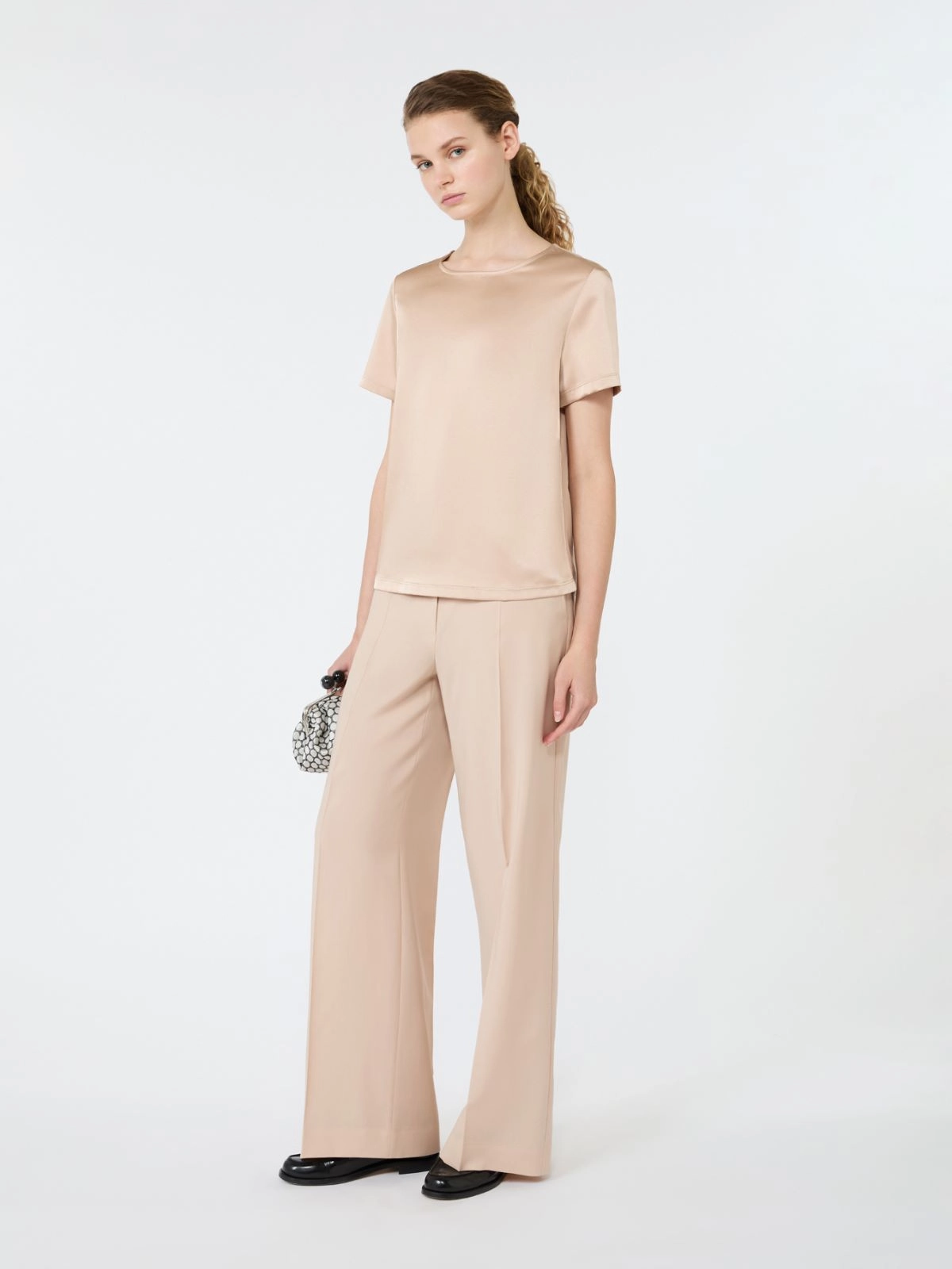 T-shirt Girocollo WKDGILBERT in Raso e Jersey – Weekend Max Mara