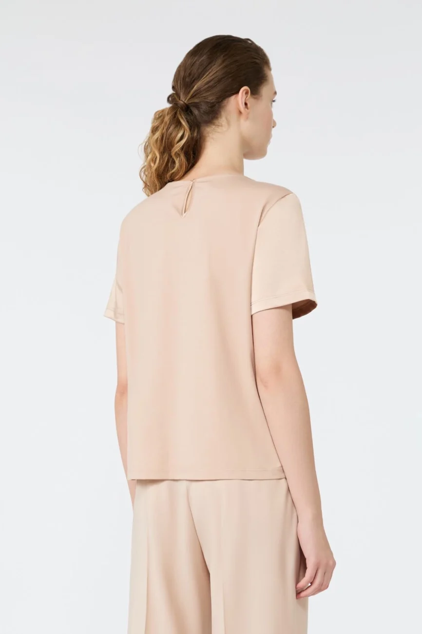 T-shirt Girocollo WKDGILBERT in Raso e Jersey – Weekend Max Mara