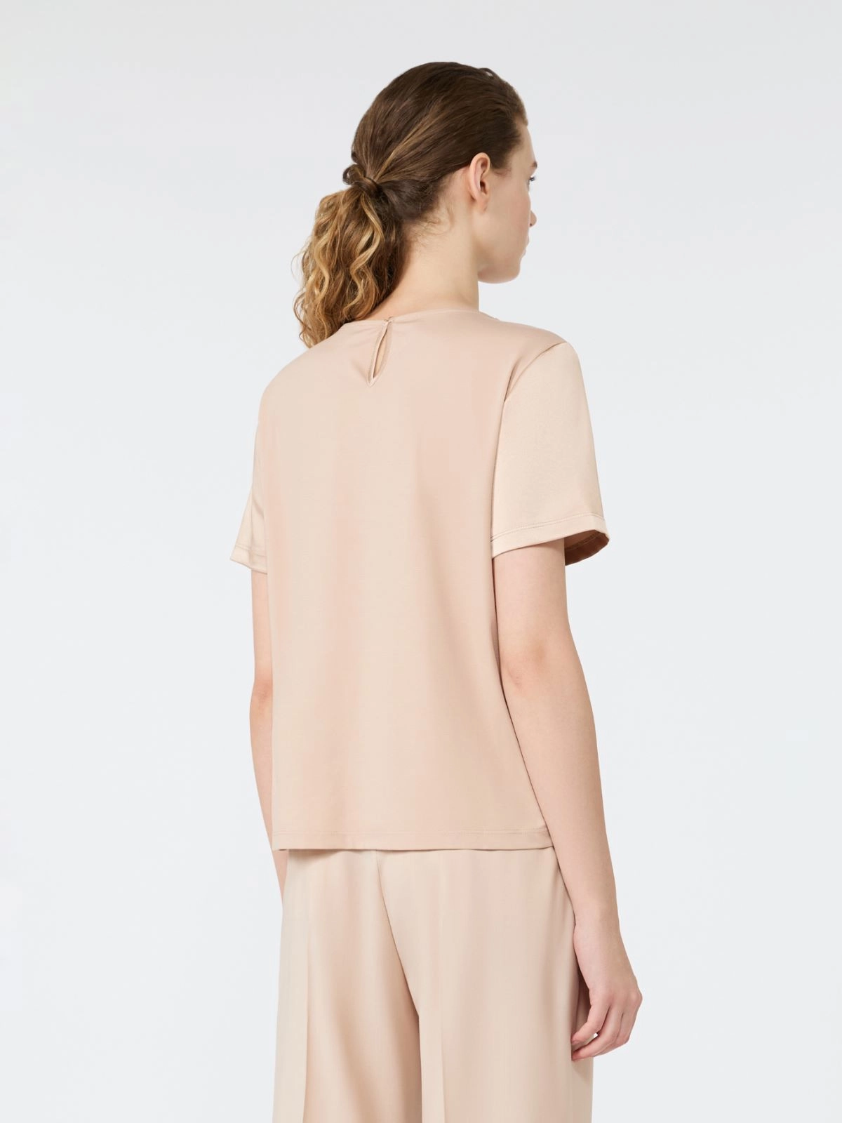 T-shirt Girocollo WKDGILBERT in Raso e Jersey – Weekend Max Mara