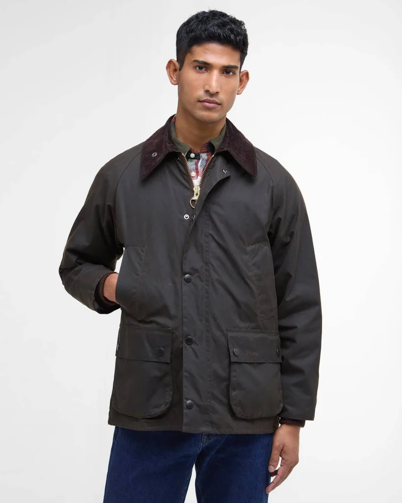 Barbour uomo giacca cotone cerato verde CLASSIC BEDALE