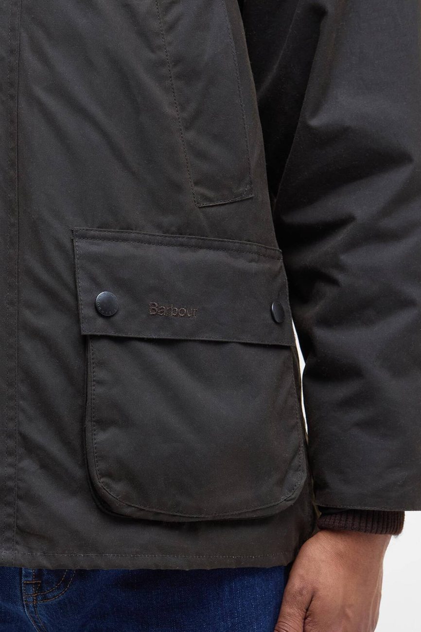 Barbour uomo giacca cotone cerato verde CLASSIC BEDALE
