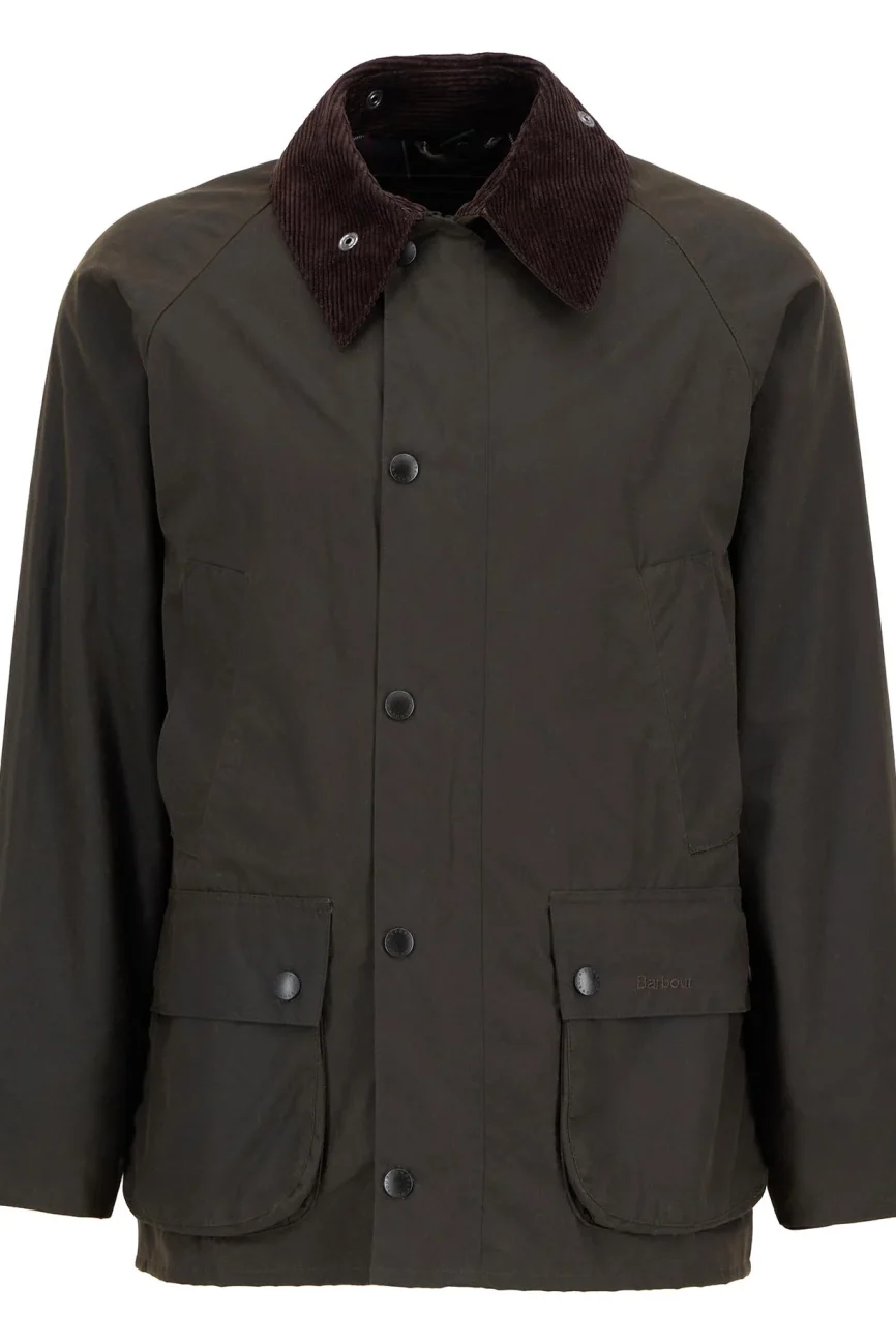 Barbour uomo giacca cotone cerato verde CLASSIC BEDALE