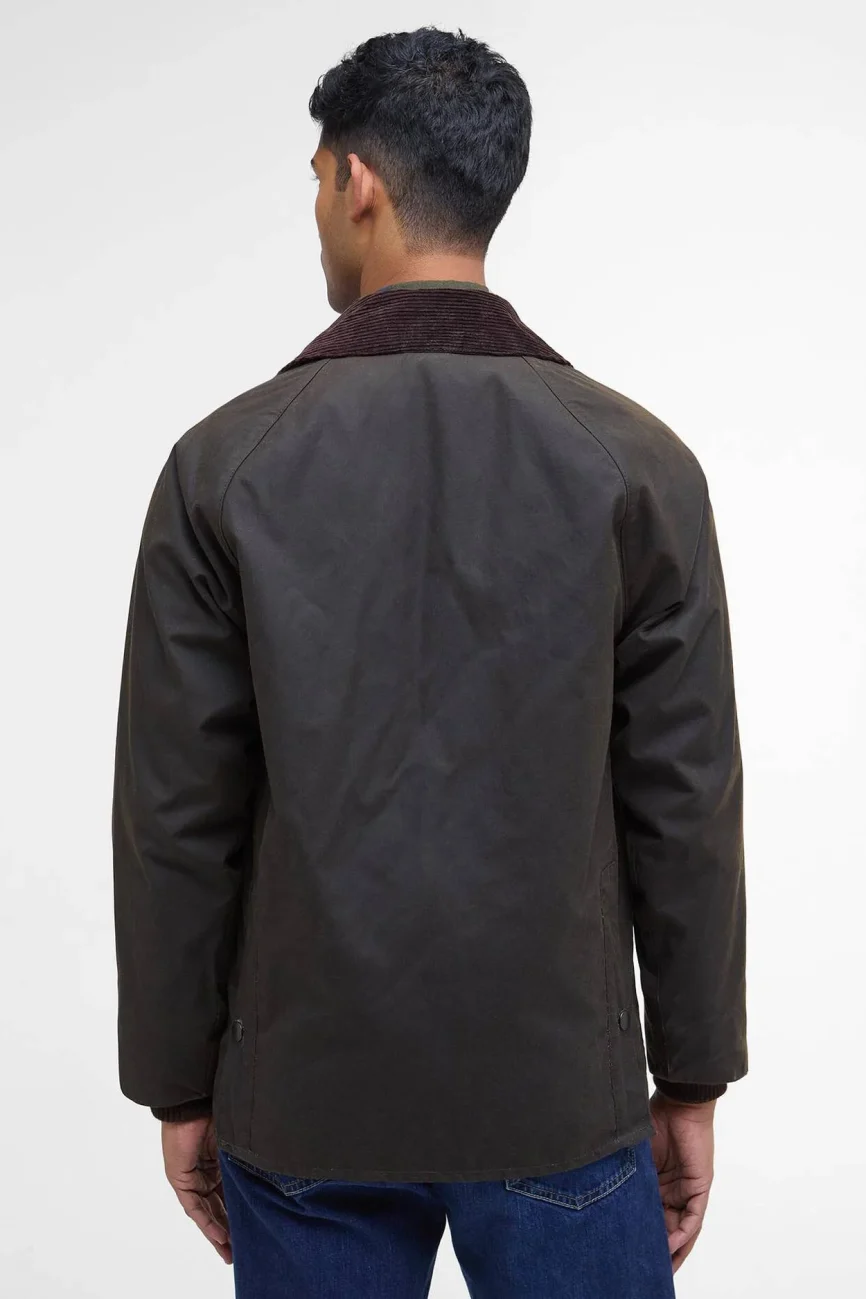 Barbour uomo giacca cotone cerato verde CLASSIC BEDALE