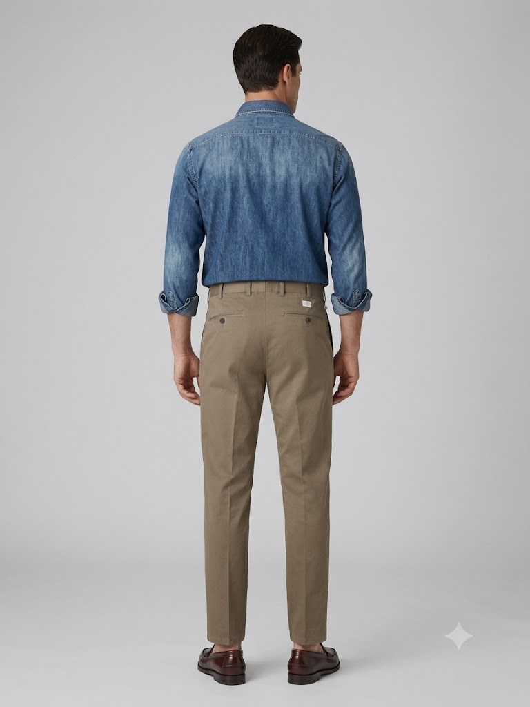 PT Pantaloni Torino pantalone relaxed fit in cotone marrone