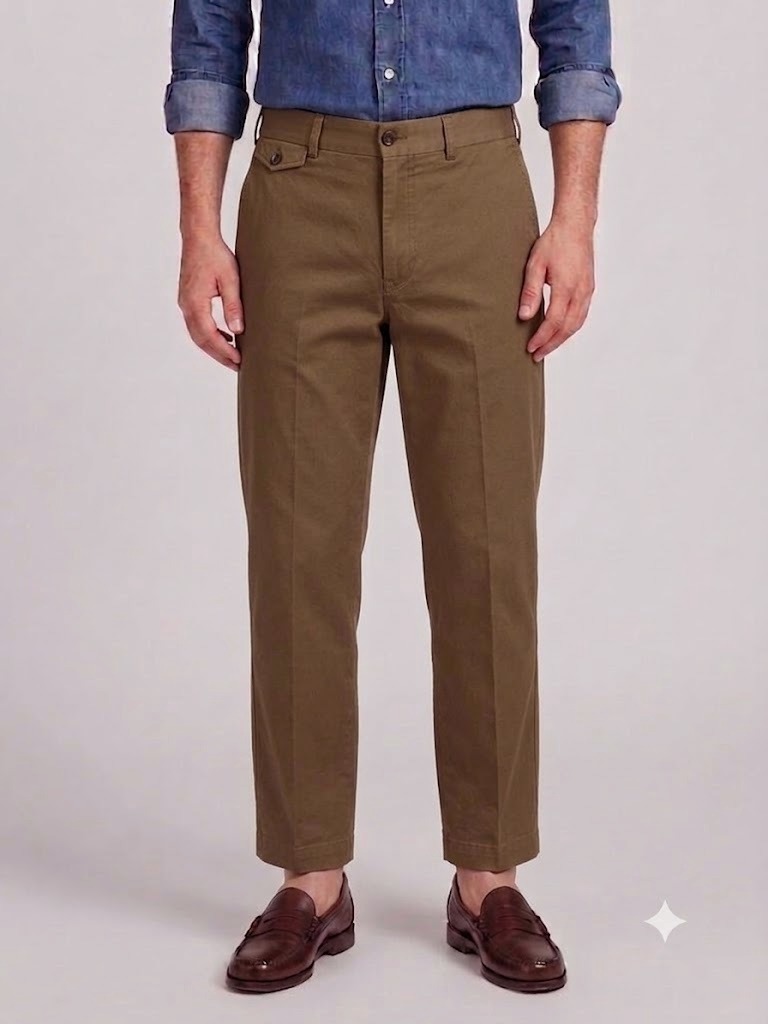 PT Pantaloni Torino pantalone relaxed fit in cotone marrone