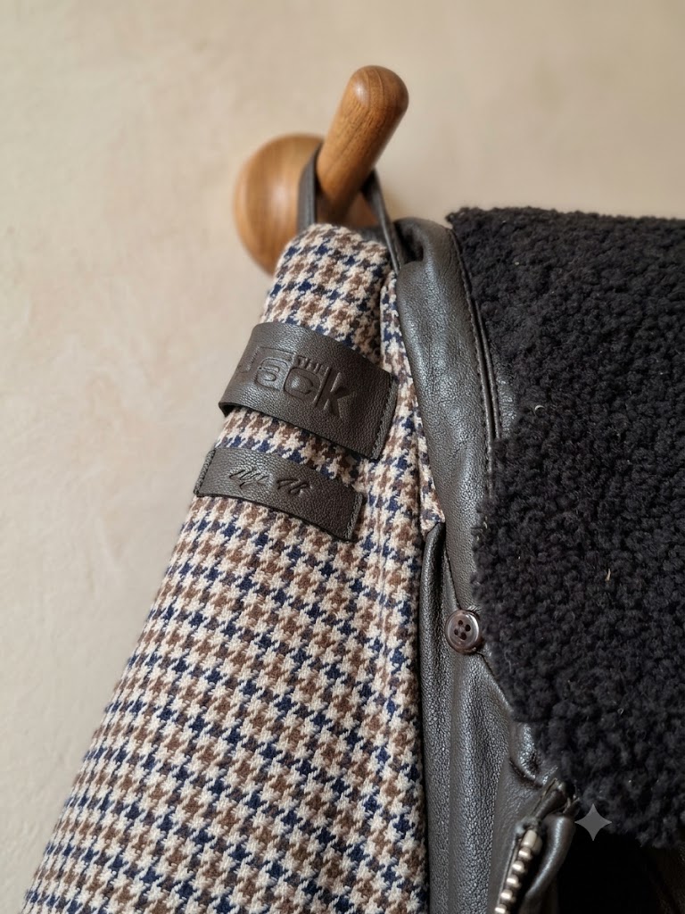 The Jack Leather giacca in pelle imbottita testa di moro NEW YORK