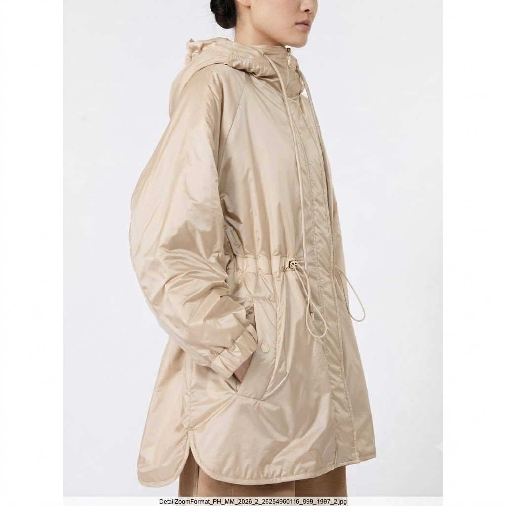 Weekend Max Mara parka midi reversibile beige WKDALCAMO