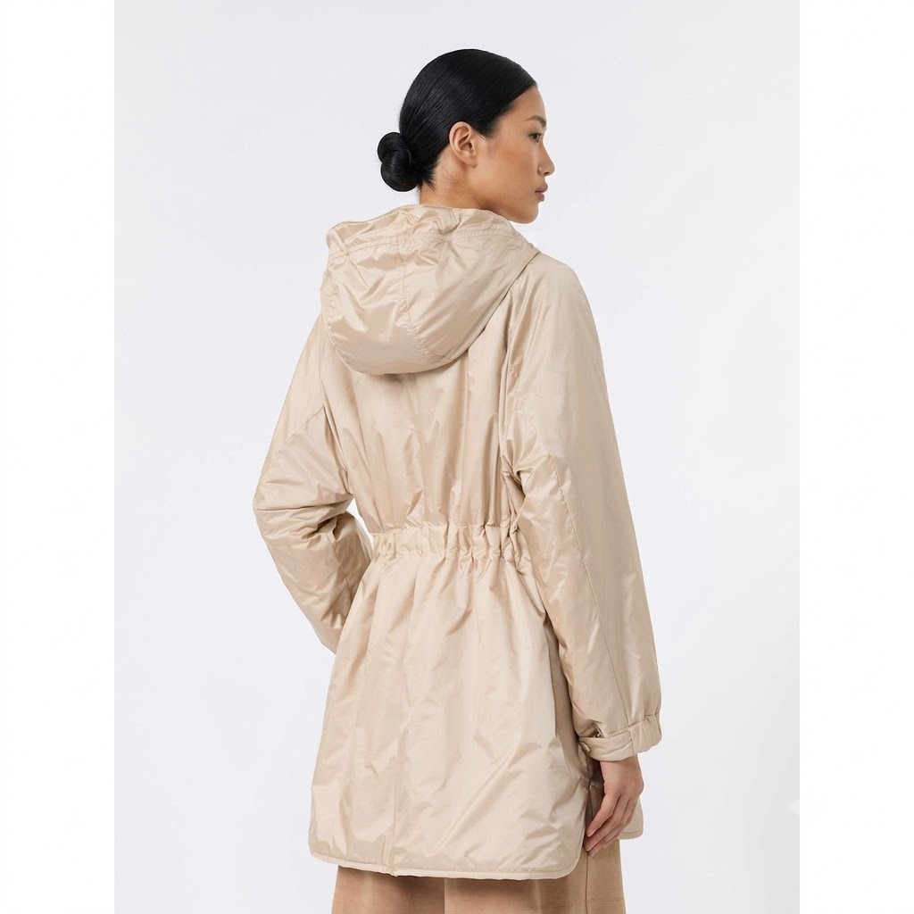 Weekend Max Mara parka midi reversibile beige WKDALCAMO