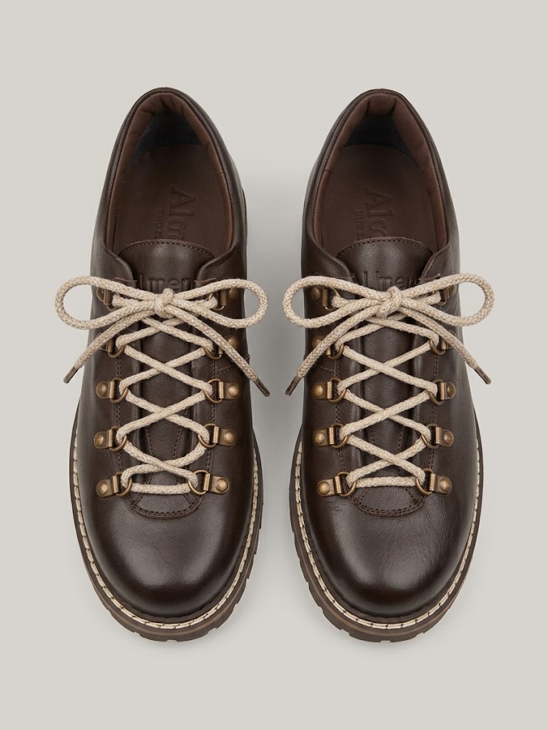 Alpen Boots uomo pedula mountain in pelle marrone LUGANO - immagine 4