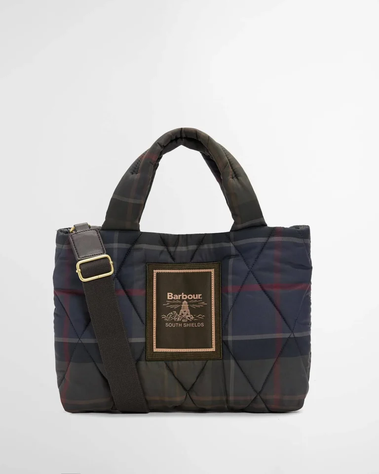 Barbour donna mini borsa trapuntata tartan ARLEN
