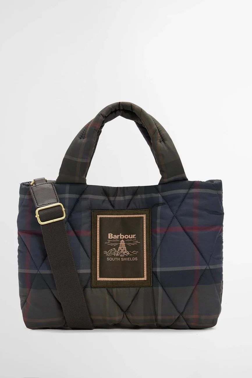 Barbour donna mini borsa trapuntata tartan ARLEN