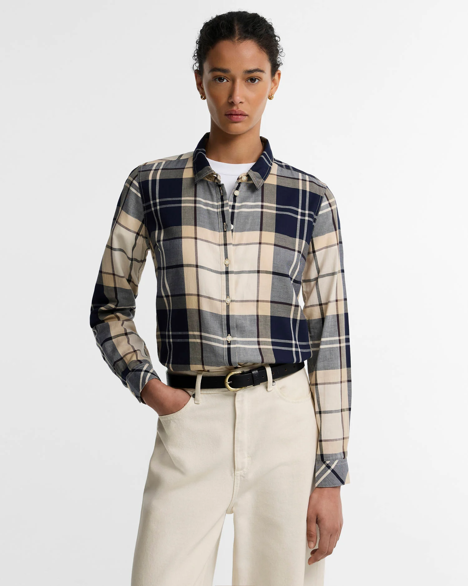 Barbour donna camicia tartan BREDON