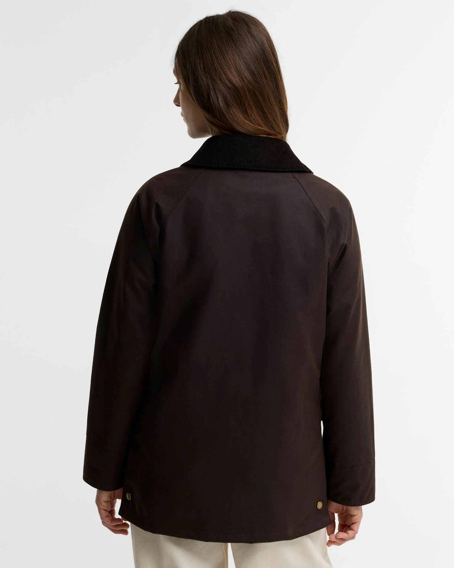 Barbour donna giacca cerata marrone ACORN - immagine 5