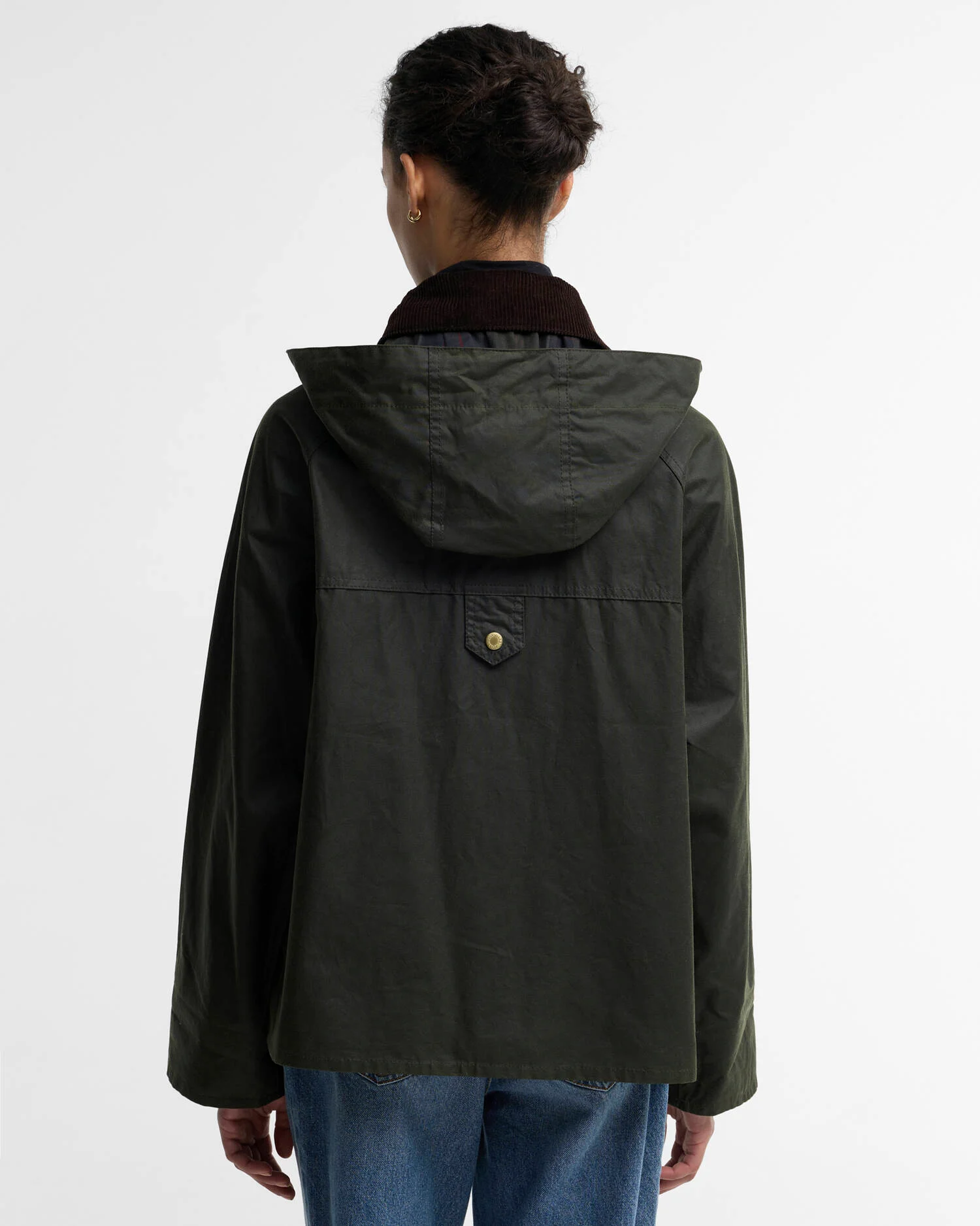 Barbour donna giacca cerata verde CARVILLE - immagine 3