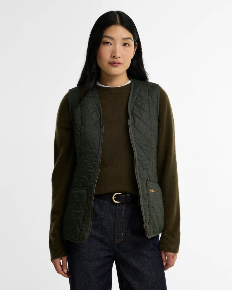 Barbour donna gilet interno verde BETTY