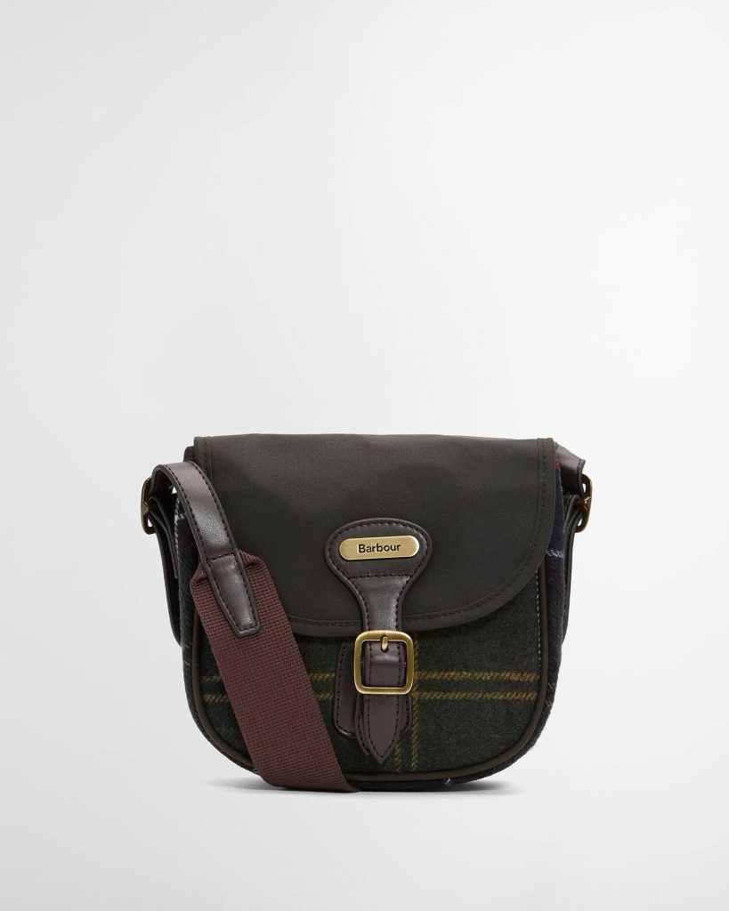 Barbour donna mini borsa a tracolla tartan WHITLEY