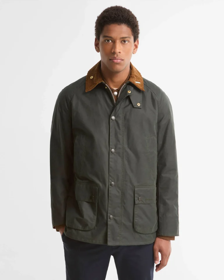 Barbour uomo giacca cerata verde ICONS ASHBY