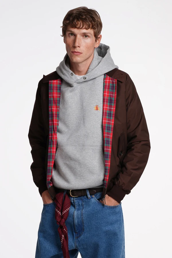Baracuta giubbotto uomo Harrington G9 marrone brown cigar