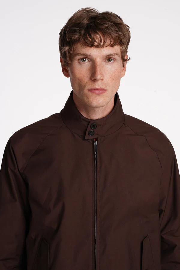 Baracuta giubbotto uomo Harrington G9 marrone brown cigar - immagine 2