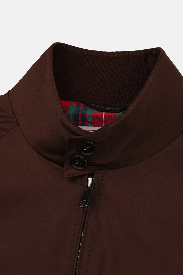 Baracuta giubbotto uomo Harrington G9 marrone brown cigar - immagine 6